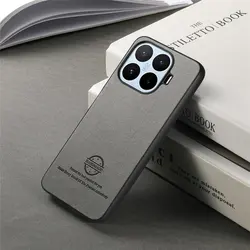 Luxury Armor Leather Back Cover - Premium Case for Xiaomi 17T Pro (GRAY)