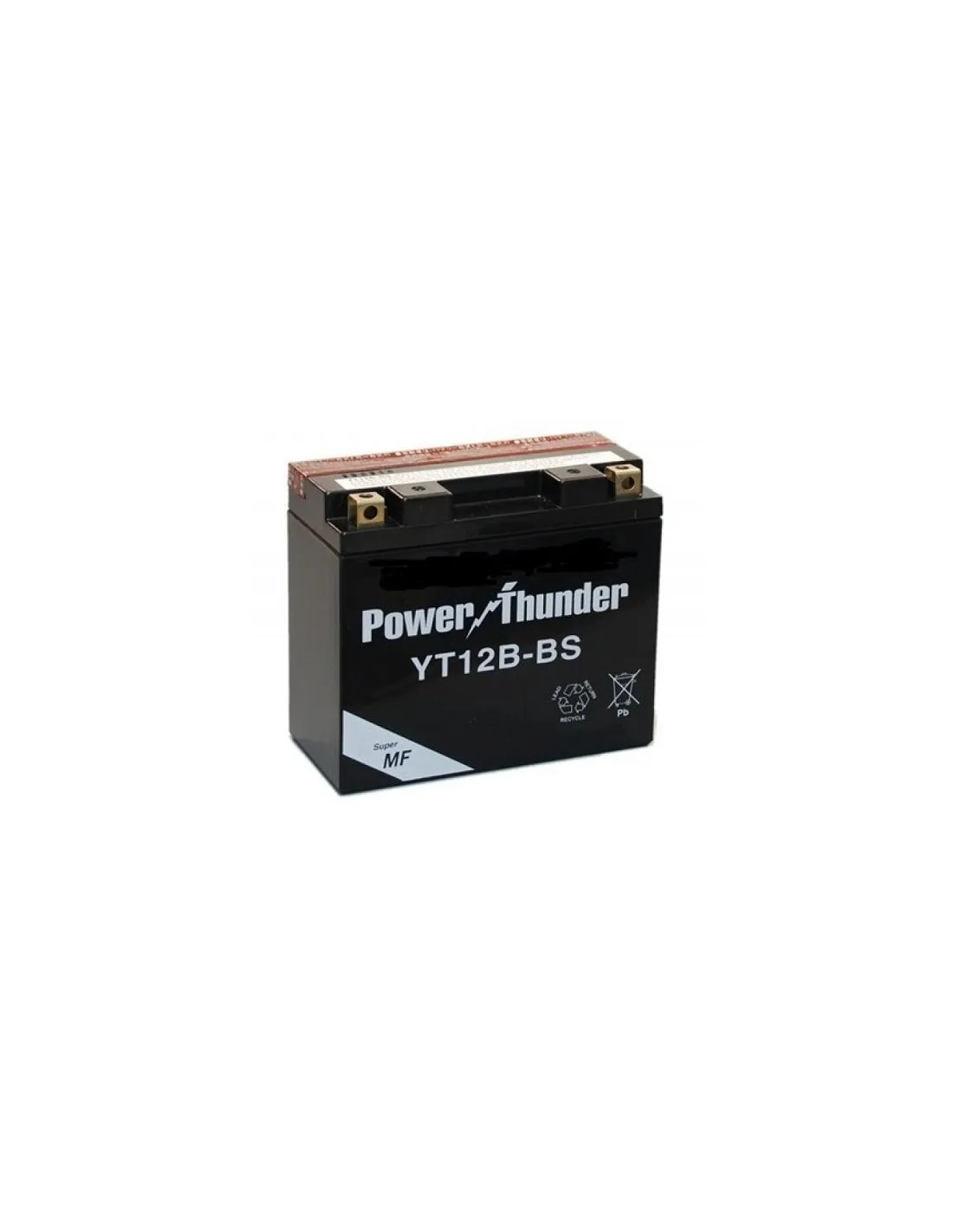 Power Thunder Battery Batterie Yt12B-Bs Power Thunder