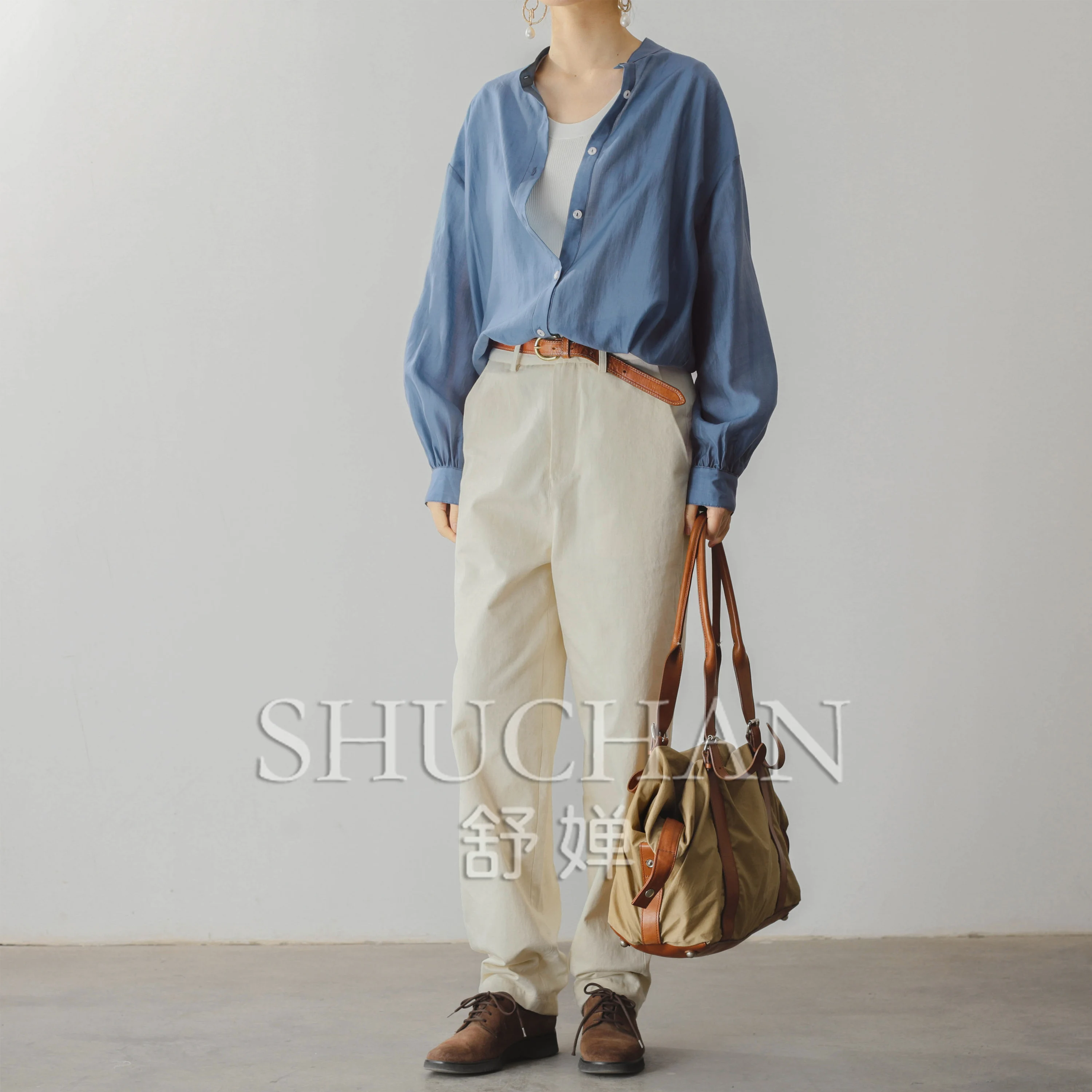 thin  summer new 2024 design blouses for women fashion oversized loose blusas mujer  shirts for women top lyocell