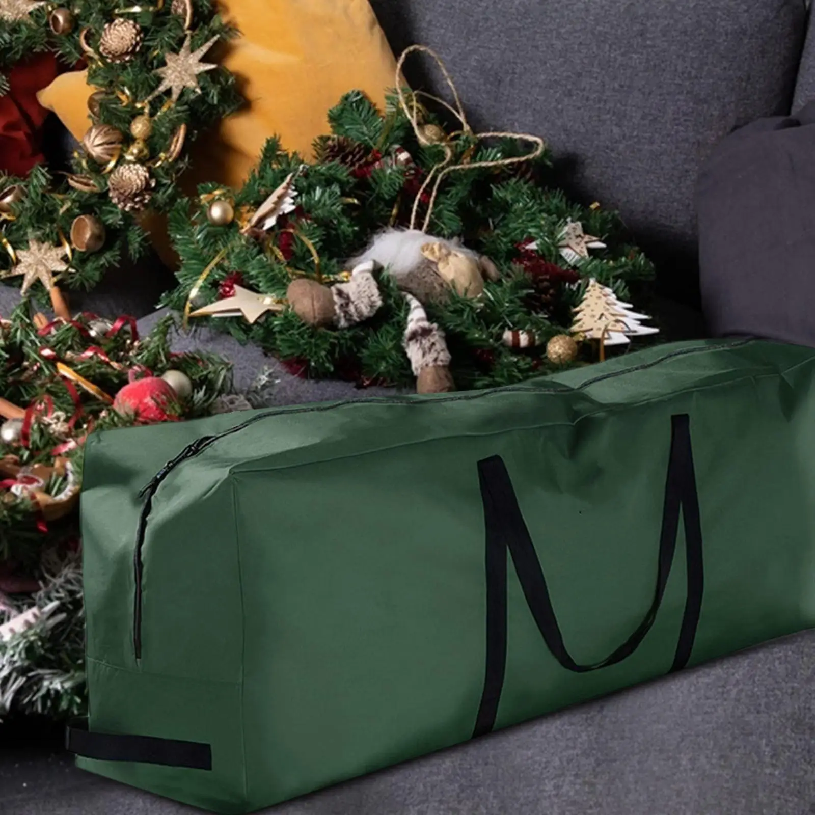 Christmas Tree Storage Bags Foldable Waterproof Large Capacity Quilt Clothes Dust-Storage