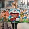1pc Doraemon Cartoon Towel Microfiber Beach Towel Absorbent Quick dry Soft Yoga Swimming Resort Mountain Climbing Towel 5