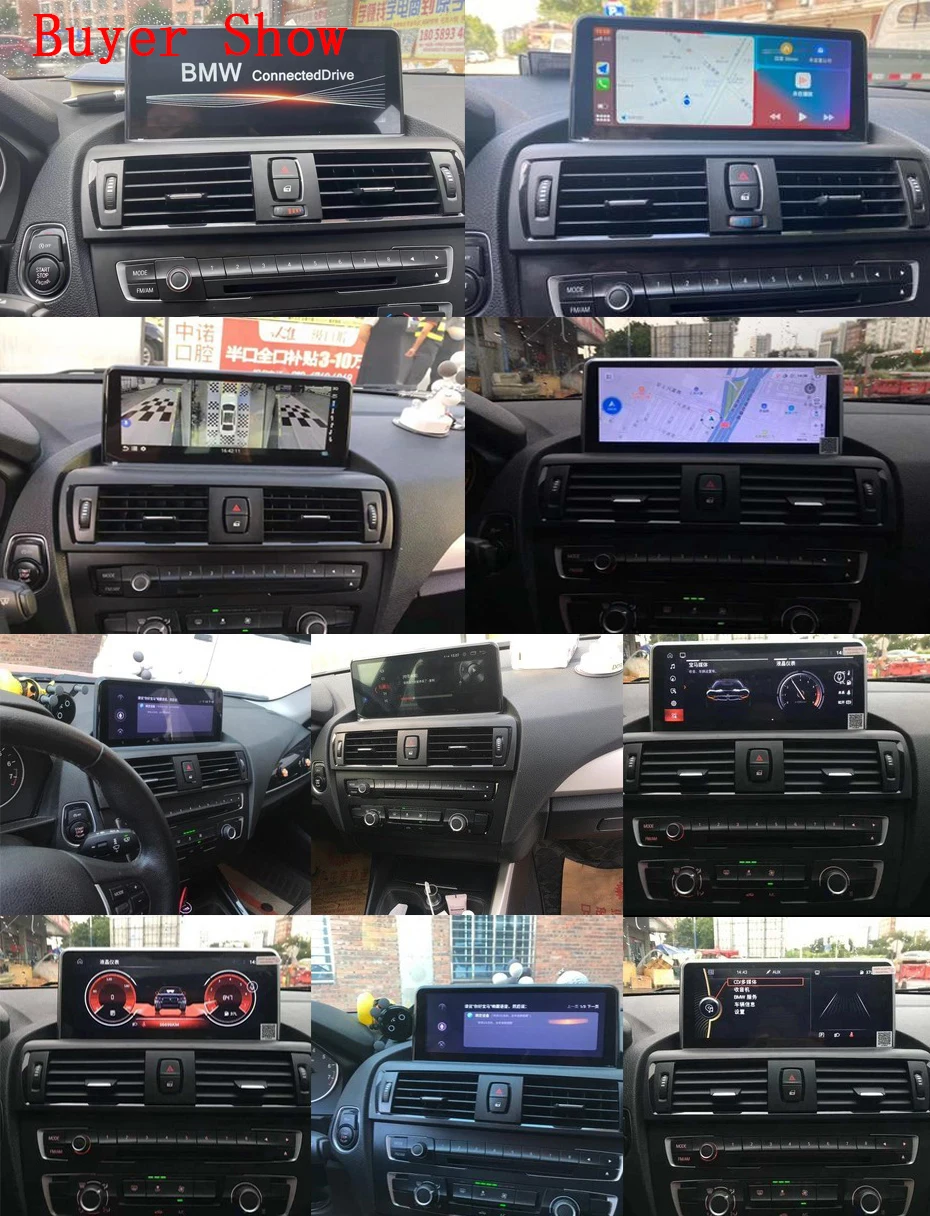 NEW ID8 Qualcomm 8 Core Android13 10.25inch For BMW 1Series F20 F21 Car Video Pl