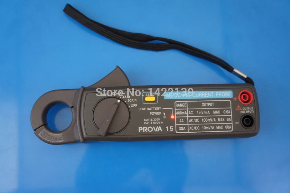 TES PROVA-15 AC/DC mA Current Probe | High-Resolution Clamp Meter & Leakage Current Tester DC 1 mA / AC 0.1 mA detail image 3