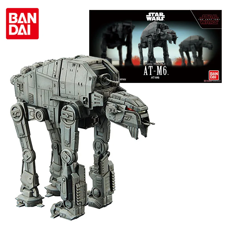 

Bandai блоки Star Wars Аниме фигурки, вездеход, мегакалибр, шесть лампочек, модель, Подлинная экшн-фигурка, игрушки для детей