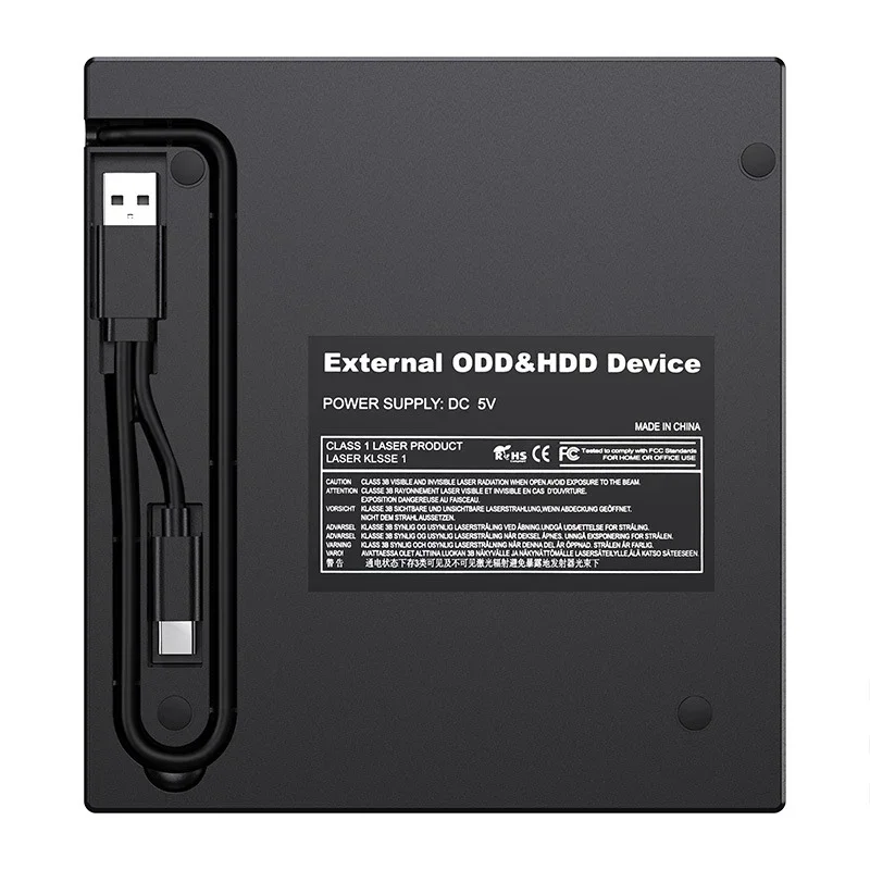 External CD DVD Burner Blu Ray Burner CD/DVD+/-RW Drive SD Card Reader CD ROM Burner DVD Player Hub-Co for Laptop Desktop