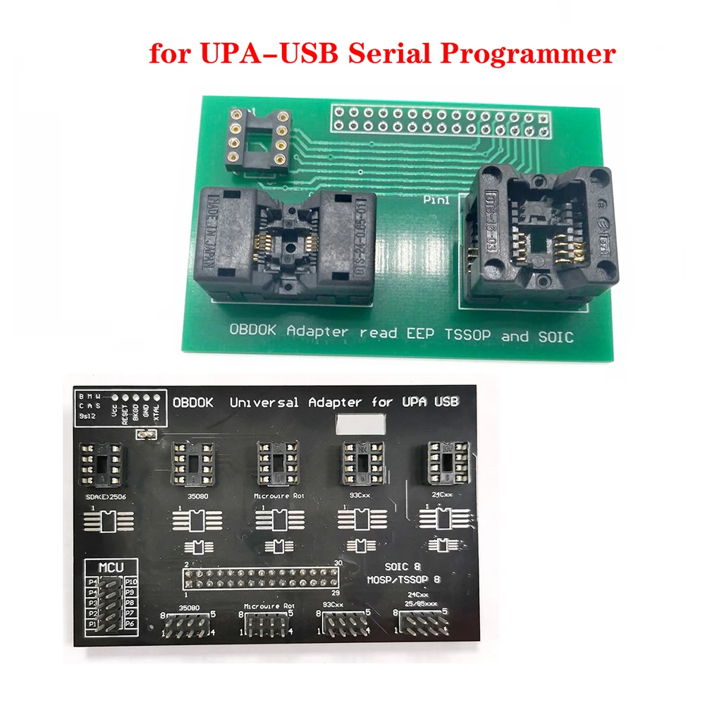 

UPA USB Programmer ECU Chip Tunning Tool Universal Eeprom Adapter Read EEP TSSOP SOIC Work with UUSP4 UPA-USB Serial Programmer