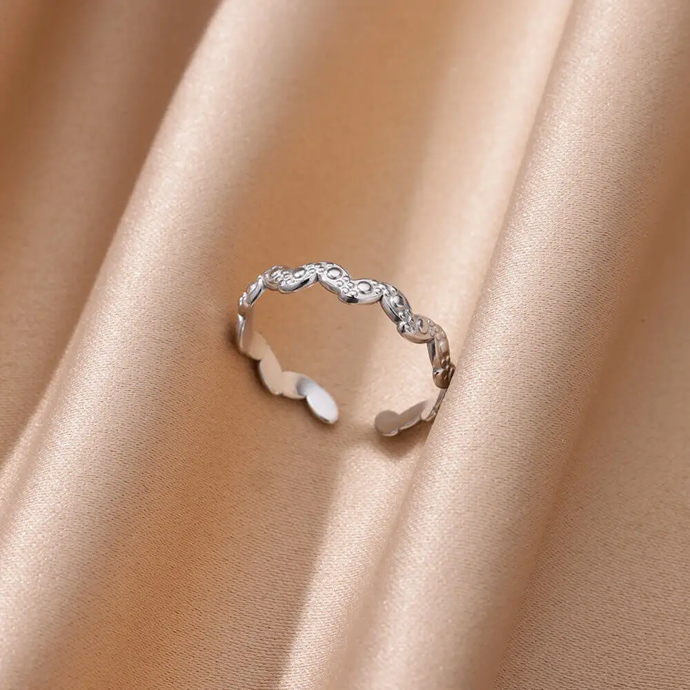 Women Gold Stainless Steel Ring