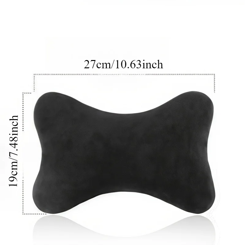 Ergonomic Memory Foam Car Neck Support Pillow for Travel and Comfort