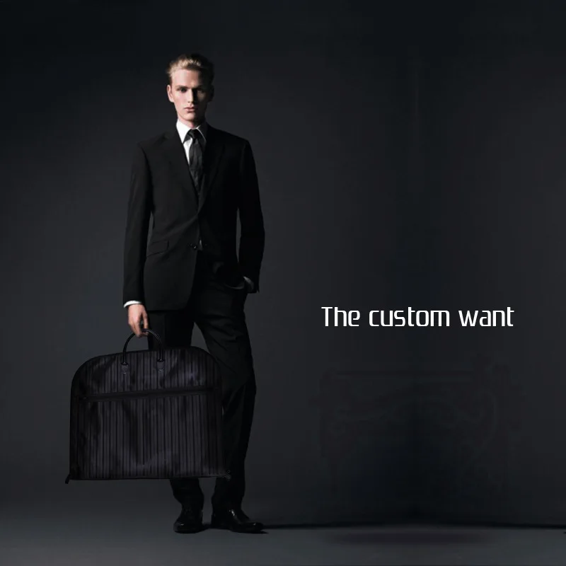 Premium Thickened Suit Bag for Travel and Storage with Zipper and Carry Handles Suits Tuxedos Dresses Coats Protect Dust Cover 3