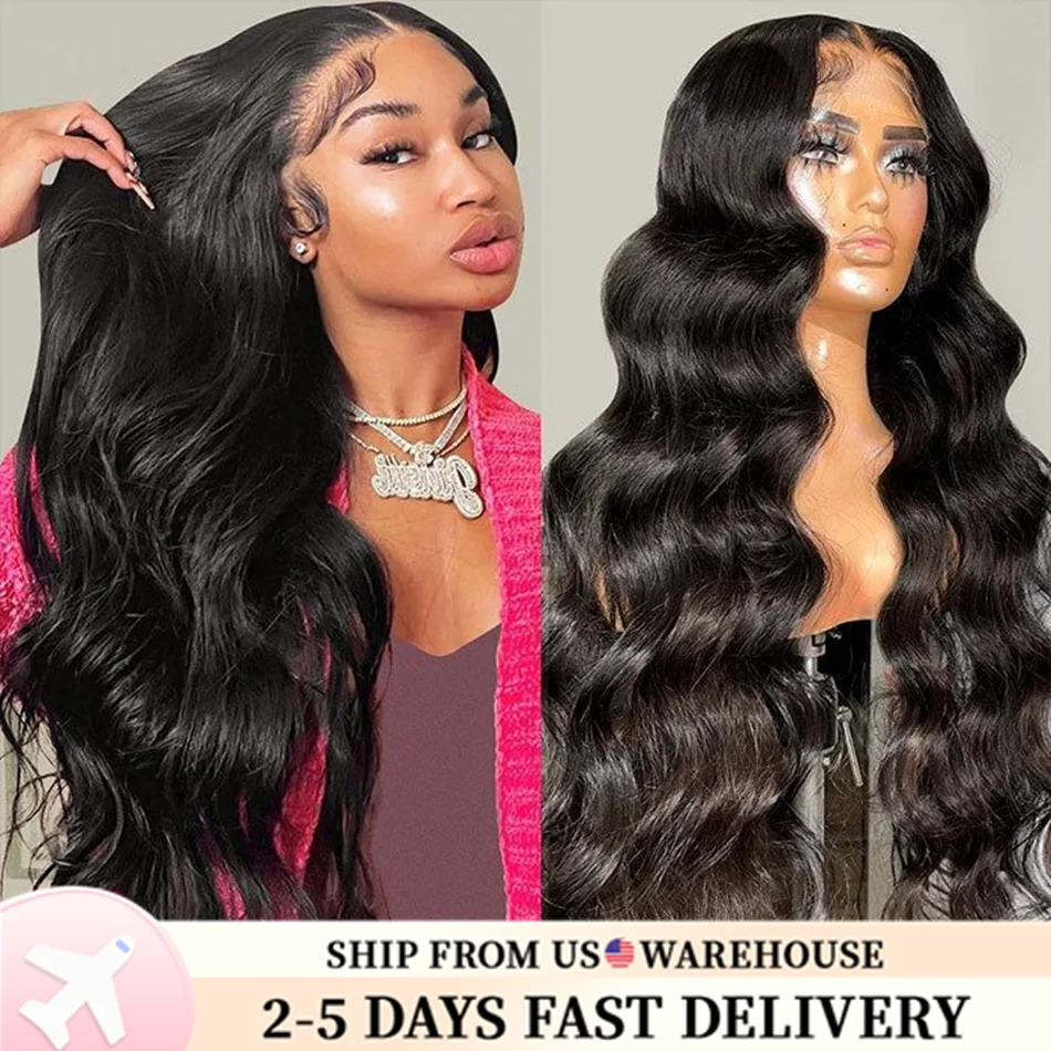 Body Wave Lace Front Human Hair Wigs 13X4 Lace Frontal For Black Women Brazilian Body Wave 4X4 Closure