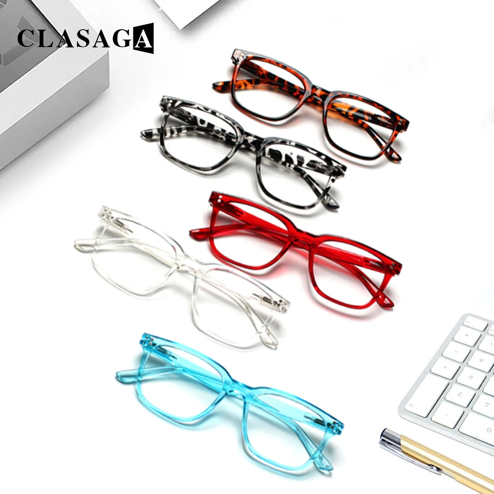 

CLASAGA Men And Women Fashion Reading Glasses Lightweight Anti Eyestrain/Glare Eye Protection