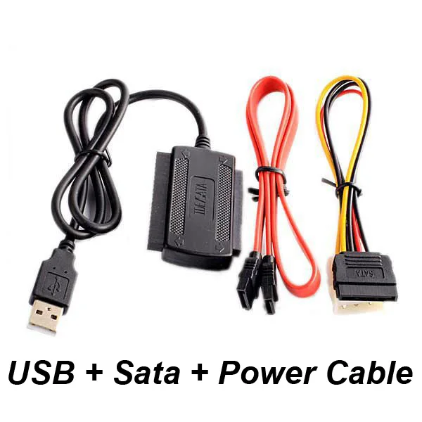 USB 2.0 Hard Drive Adapter with Power Cable