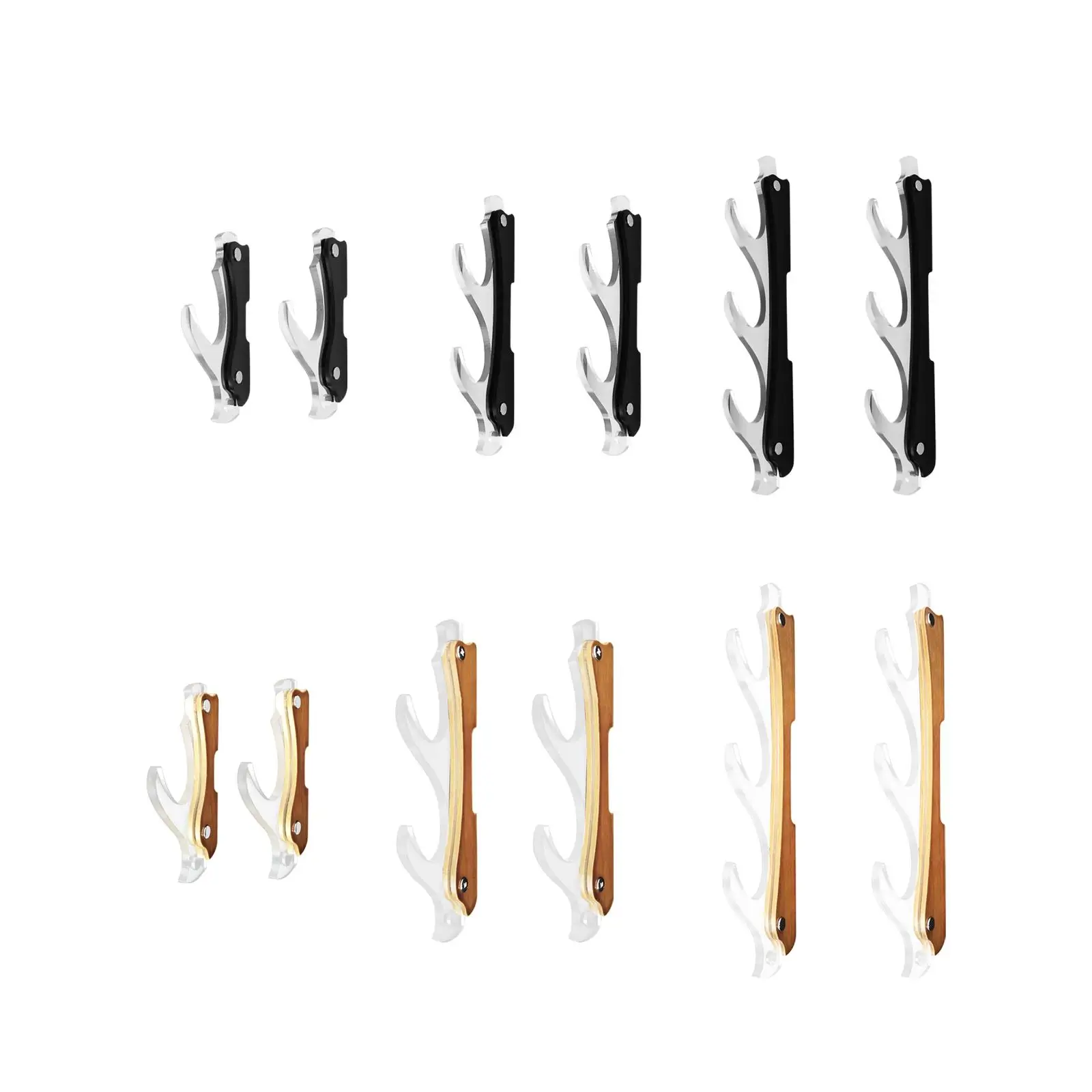 Sword Display Rack Wall Mount Horizontal Support Decoration Sword Hanger for Game Room Malls Cosplay Events Office Exhibitions