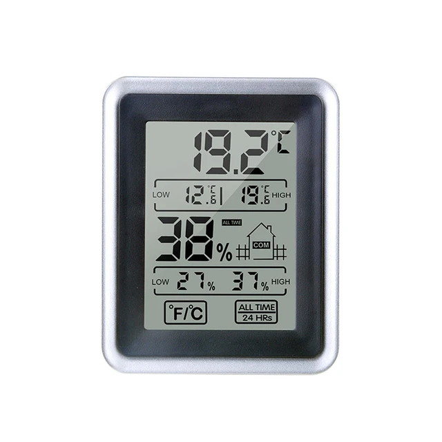 RV Mini Temperature Sensor LCD Car Digital Thermometer Hygrometer  Temperature Indoor Outdoor Humidity Meter Gauge Instruments - AliExpress