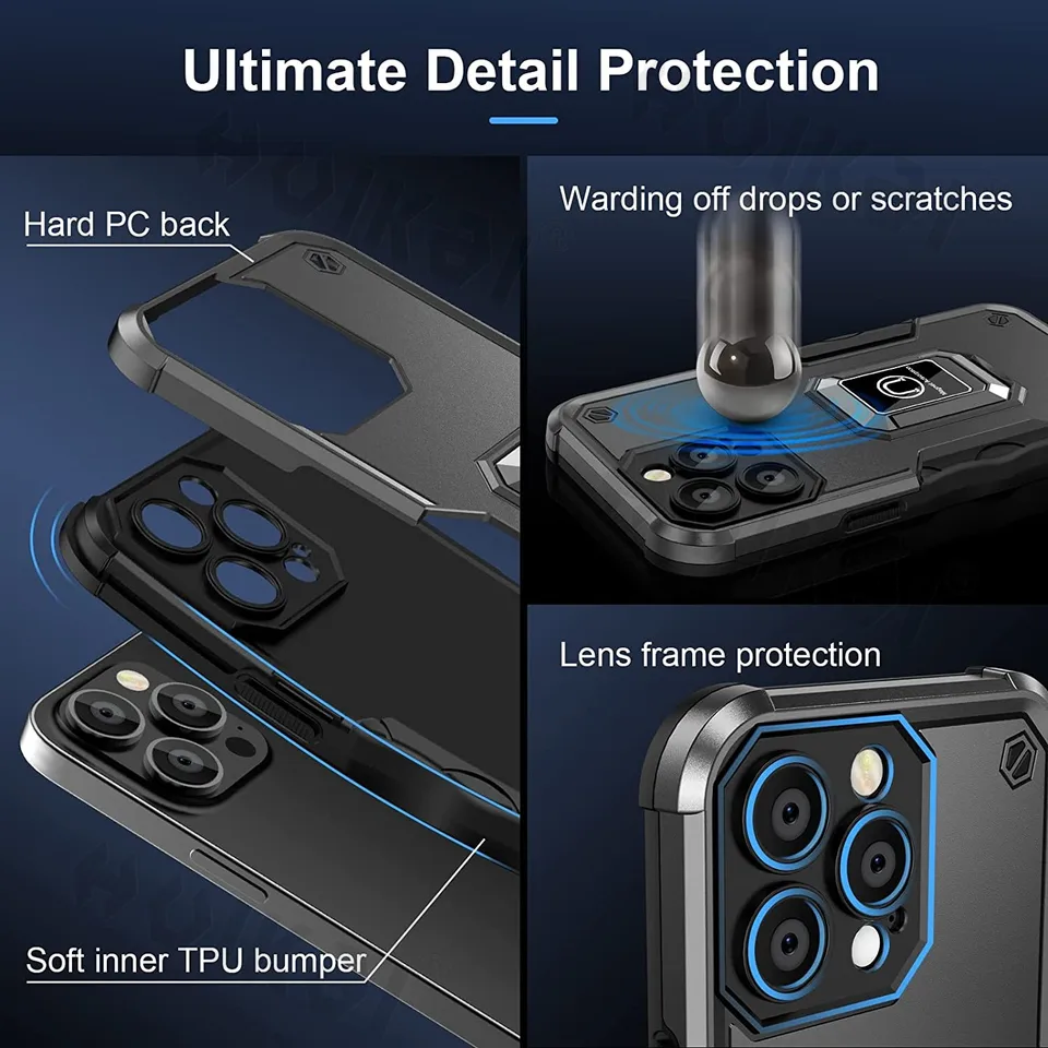 TODIBY Cavalletto Porta Anello per iPhone 15 14 Plus 13 PRO Max