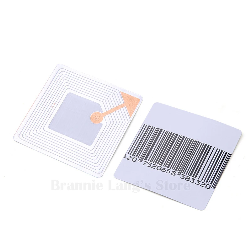 10000pcs/lot 40*40mm EAS RF checkpoint soft label eas anti-theft soft tag for retail shop rf sticker