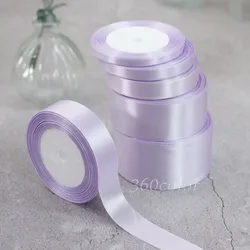 Glitter Gold Satin Ribbon for Crafts and Decorations - 25 Yards, 6mm to 50mm Width (Lilac)