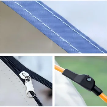 Outdoor shelter Sunshade Self-driving Travel Camping Tent Reactive outdoor Camping tent 4 person waterproof mountaineering 5