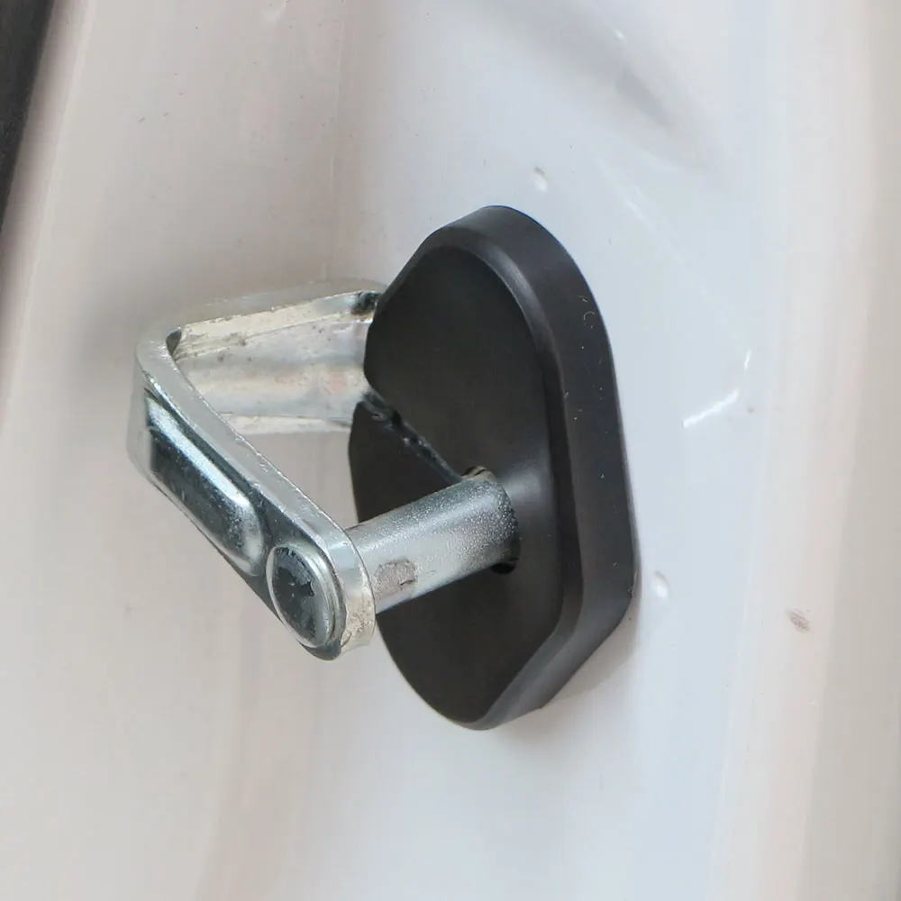 Car Door Lock Cover Protector Set - 4Pc Door Latch Buckle Accessories