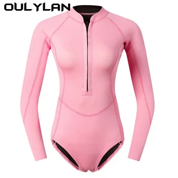 2024 Women's 2MM Neoprene Snorkeling Wetsuits Keep Warm Scuba Water Sport Spearfishing Surfing Diving Suit Bathing Swimwears 4