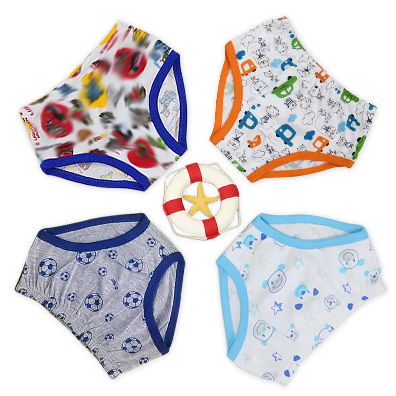 Boys Underwear Two to Five Years Old Baby Clothes Pure Cotton 4 pcs/lot Panties for Boys