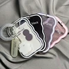 Creative Design Kpop Photocard Holder Transparent Card Holder Keychain Photo Sleeves Bus Card Student Card Case Photo Protector 2