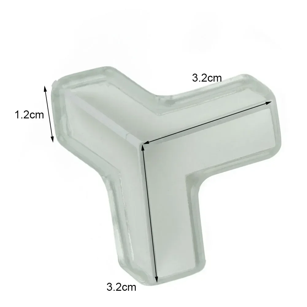 4Pcs Baby Safety Silicone Protector Table Corner Edge Protection Cover Corner Edge Table Cushion Guard Protector Baby Safety