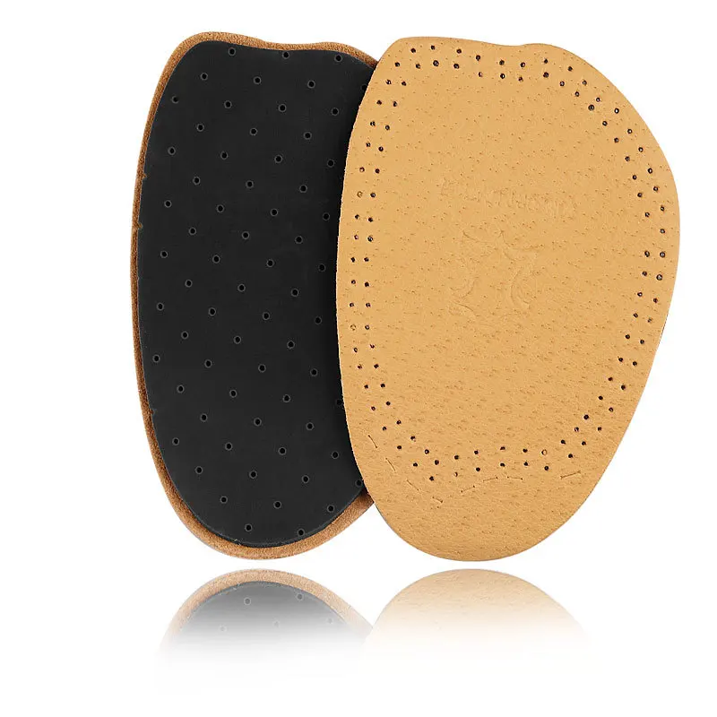 Cowhide Forefoot Pad For High Heels Shock Absorption Breathable Latex Shoes Insoles Inlegzolen Anti Slip Heels Palmilha Solette