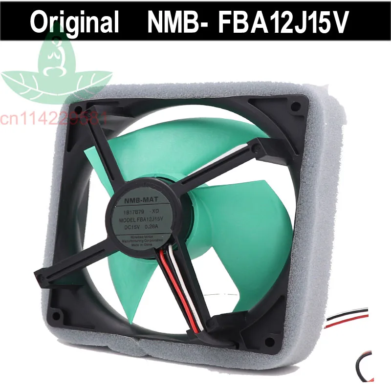 para o Motor Afiado do Ventilador de Refrigeração do Refrigerador Nmb-fba12j15v 15v 0.28a Nmb-esteira Fba12j15v Novo