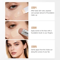 Life Girls – bâton de fond de teint à Double tête avec brosse, correcteur hydratant longue durée, facile à tacher, maquillage naturel mat nu 5