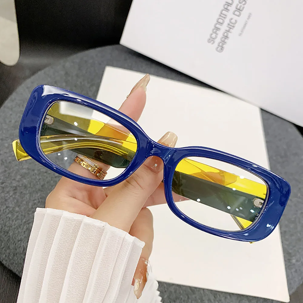 Blue Light Blocking Glasses Comfortable Retro Square Glasses Square Frame Glasses Classic Computer Optical Spectacles For Stage