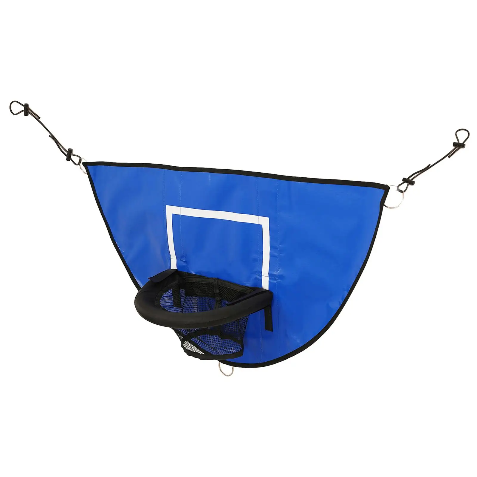 Attacco a cerchio di basket per rivestimento di sostituzione del trampolino allenamento di basket con rete per tutte le età da giardino per bambini sportivi all'aperto Basketball Hoop Attachment for Trampoline Replacement Trim Basketball Training with Net for All Ages Garden Outdoor Sports Kids