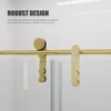 Shower Door 56-60" W × 76" H Glass Shower Door,Frameless Shower Doors with Handle and Seal Strip 3