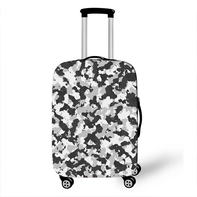 Men Camo Color Suitcase Cover Spandex Elastic Suitcase Cover Apply To 18''-32'' Trolley Luggage Dustcover for Travel 15 Styles