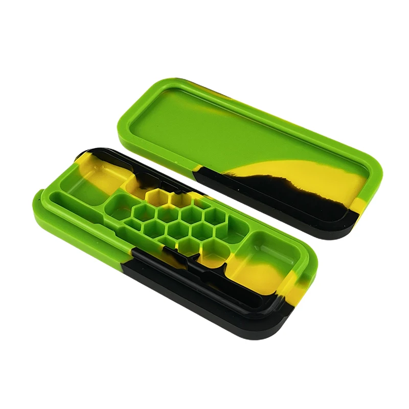 New Rectangular Shape Silicone Wax Container Capacity