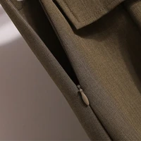 Women's Solid Simplicity Casual Chic Skirt Plus Size Suit Skirts Autumn Winter Fashion New A-line Temperament Large Size Skirt - Image 6