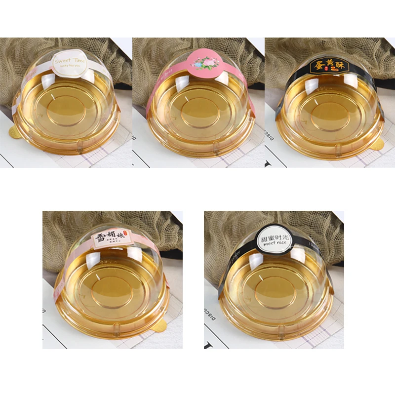 StoBag 50 stücke Kunststoff Transparent Tablett Ei Eigelb Crisp Kuchen Puffs Mochi Paket Handgemachte Cookies Für Mid-Autumn Festival gefälligkeiten – Detail 9
