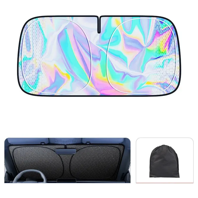 Car Sunshade Folding Car Windshield Sun Shade Cover Visor Protector Interior Anti UV Sun Windscreen Parasol Auto Accessories