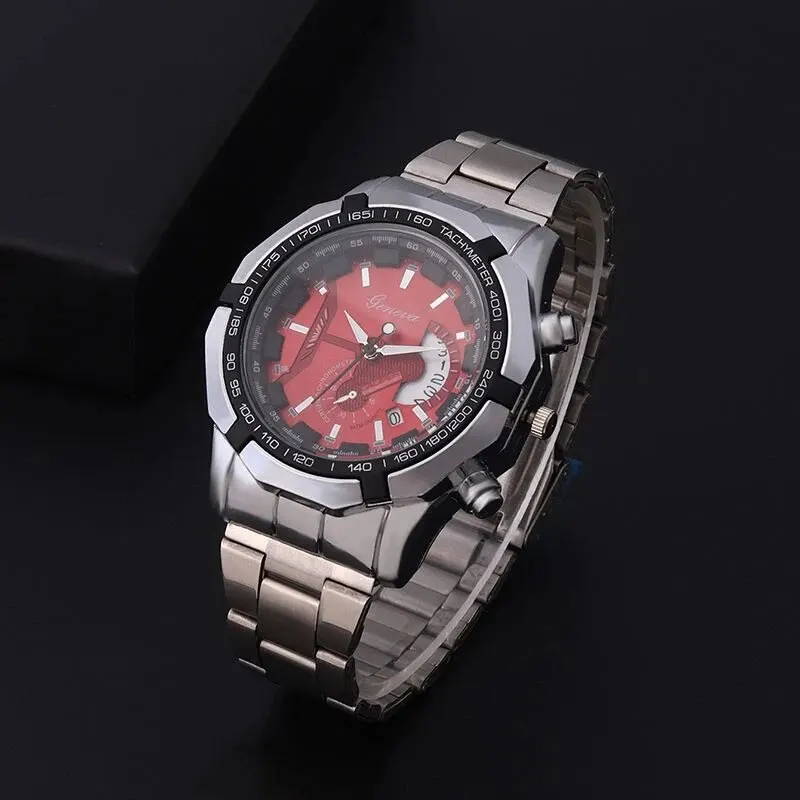 ساعات رياضية للرجال أنيقة من الفولاذ المقاوم للصدأ...