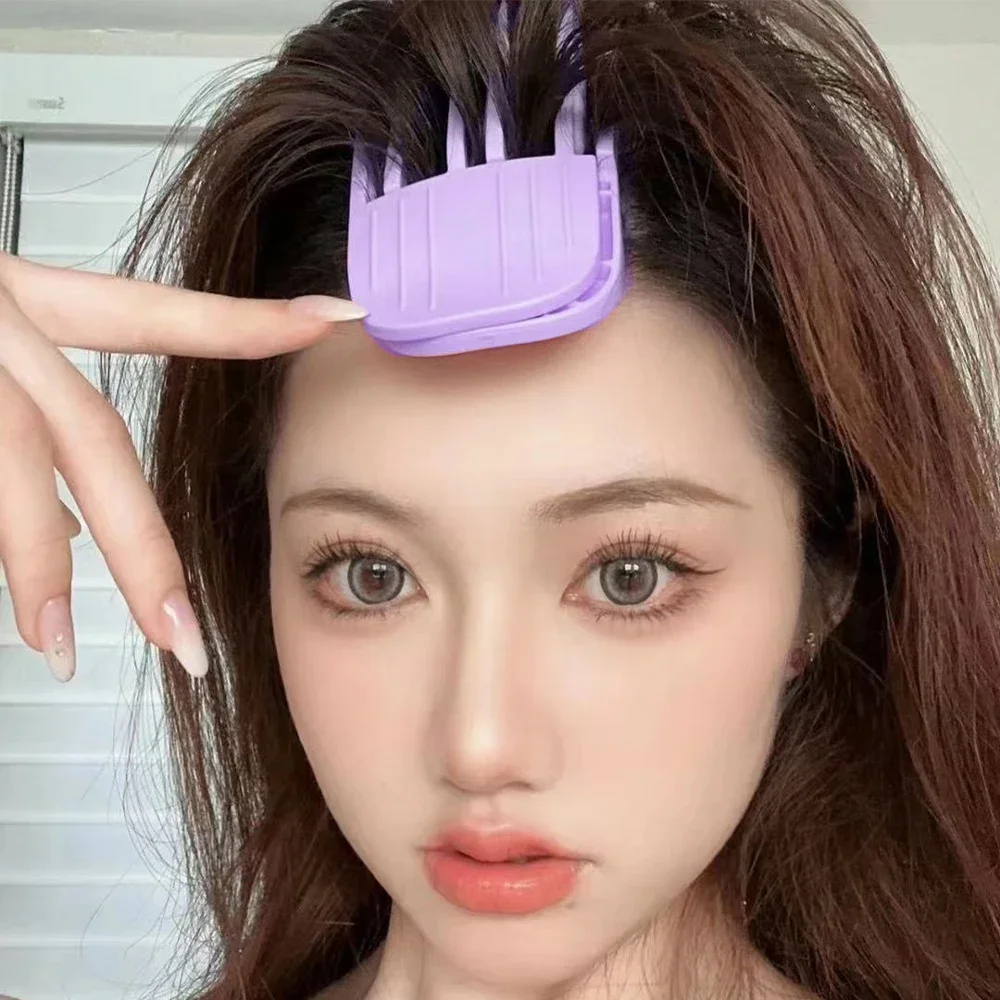 Fluffy Hair Roots Clips Comb 3/6Teeth Lazy Hair Top Styling Curling Barrel Portable Korean Hairs Clip Volume Wind Sculpting Comb