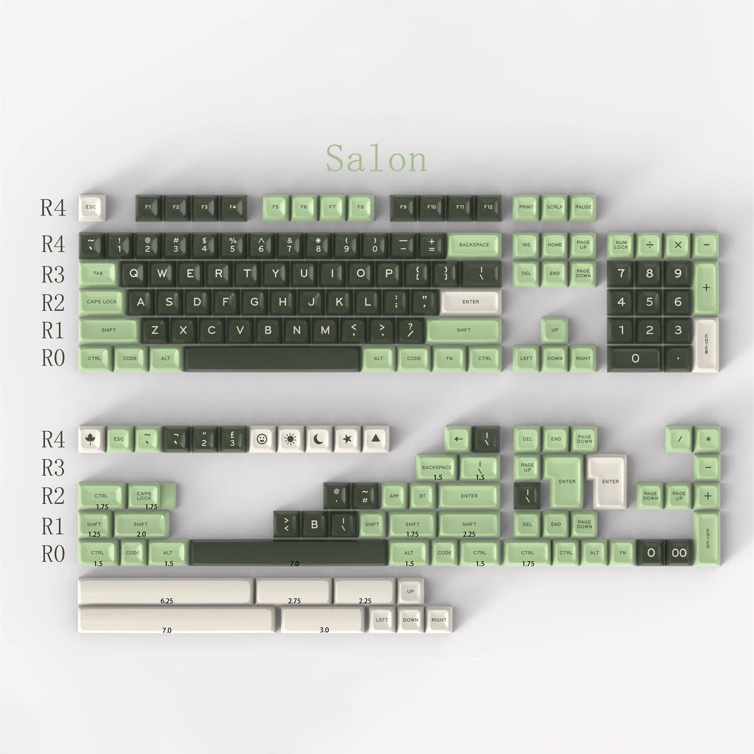 

Клавиатура GMK Salon 104 + 69 SA для механической игровой клавиатуры Cherry MX