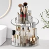Rotating Makeup Organizer For Vanity Storage 2 Tier Bathroom Counter Cosmetic Skincare Perfume Countertop Holder-Y78A 1