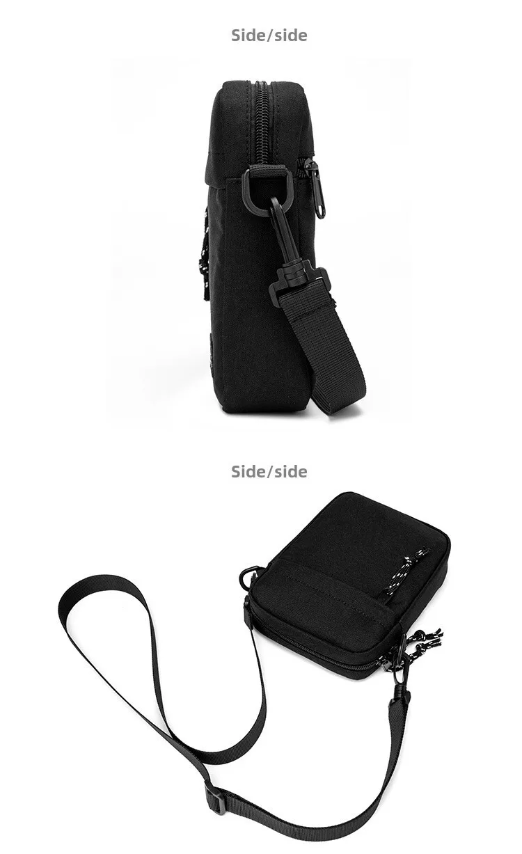 Men's Shoulder Mini Hanging Casual And Minimalist Fashion Label, Small Backpack, Lightweight, Diagonal Cross Bag, Men's_voghion.com