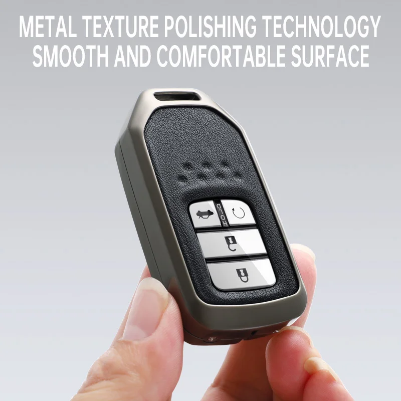 Zinc Alloy Remote Key Case Cover For Honda 19CRV Pilot Accord Civic Jazz Jade Fit HR-V Freed Keyless Entry Car Model key case cover,key case,remote control case cover