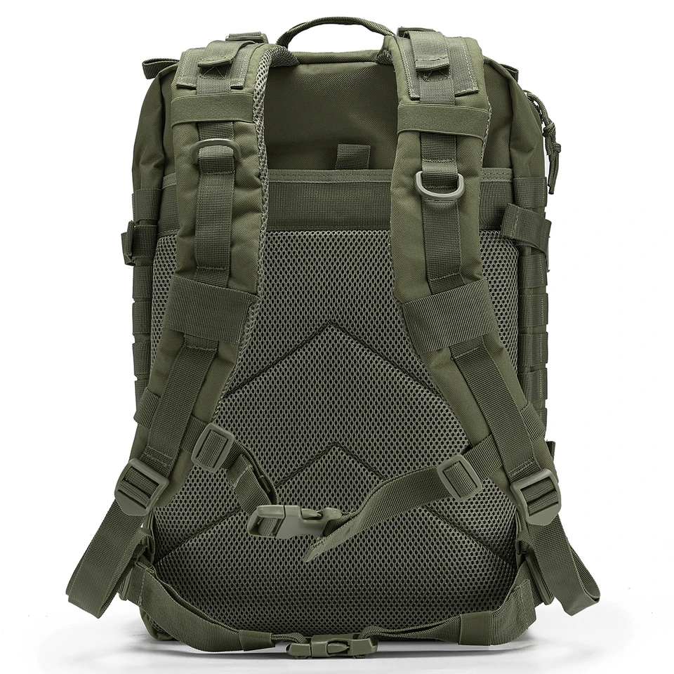 Sac à Dos Tactique Militaire Molle 3P 30/50L Camouflage - Neuf - Polyester Résistant