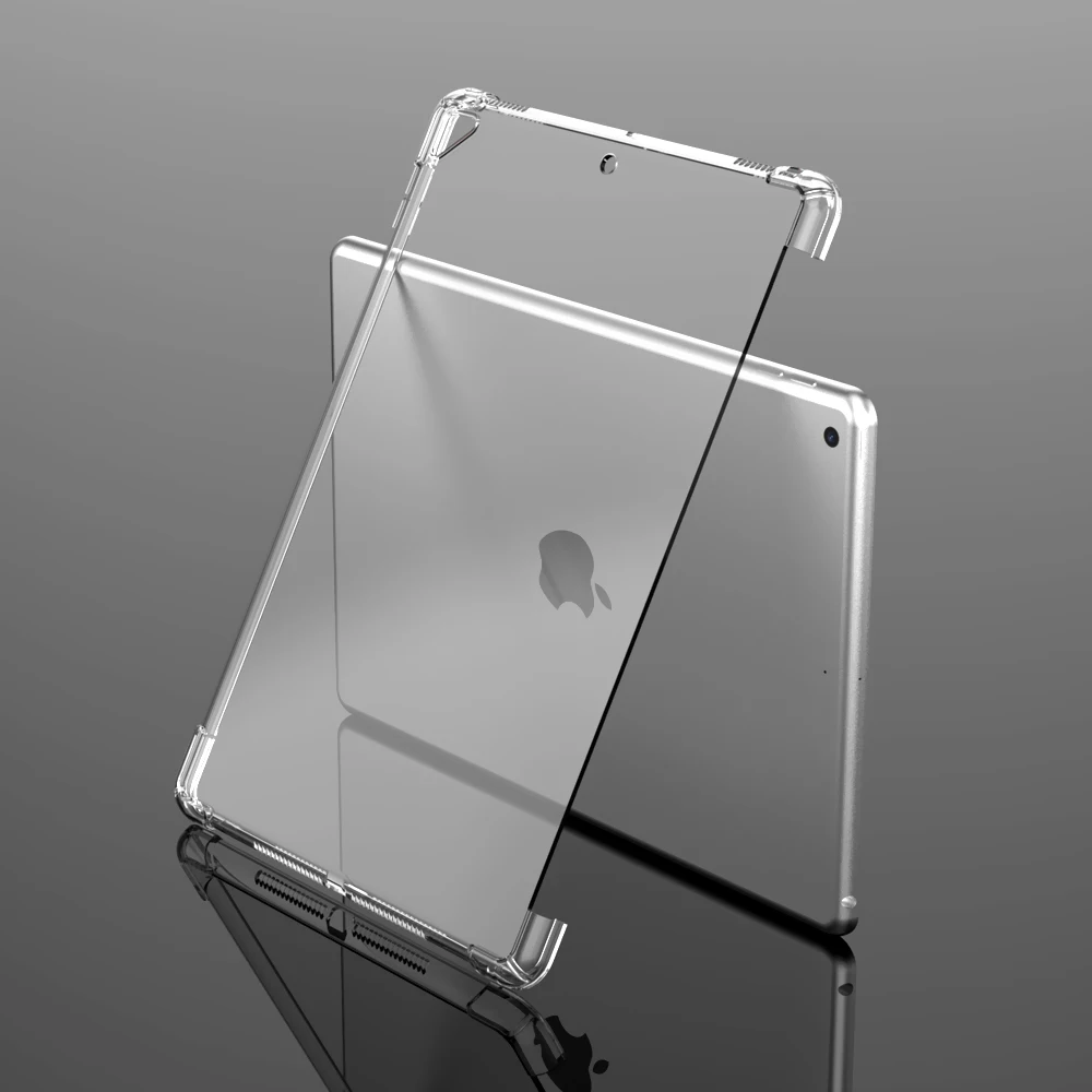 

Чехол для iPad Air 3 Air 2 Mini, прозрачная задняя крышка для iPad 9,7, 10, 2, 9, 8, 7, 6, 5 поколения, чехол, совместимая с интеллектуальной клавиатурой