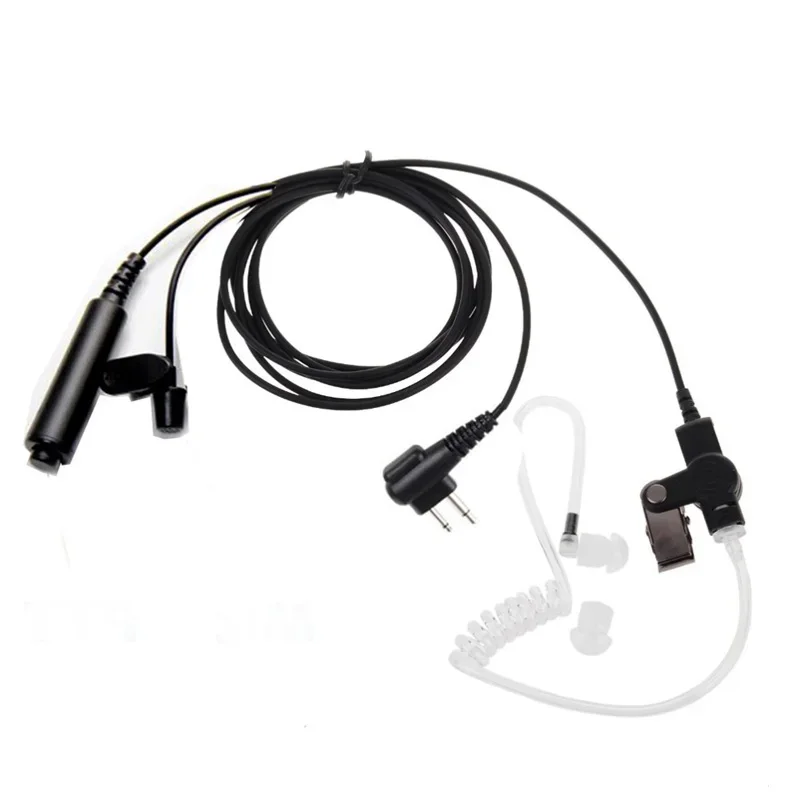 New Style 3 Wire Pro Covert Acoustic Tube Earpiece Headset PTT Mic Microphone for Motorola cls1110 cls1410 cls1413 cls1450 Radio