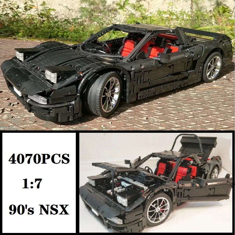 Bloques De Construcción Para Niños, Juguete De Ladrillos Para Armar Super Coche Clásico De Los 90, Honda Nsx 1:7 Piezas, Ideal Para Regalo, Código 407