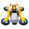 Electric Stunt Transformable Motorcycle Children Toy 360 Degree Rotating light Music Transformable Toy Car Christmas Gift 2