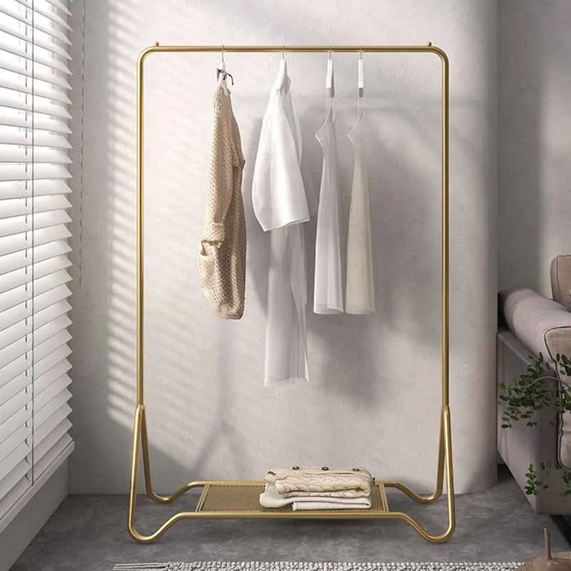 

Boutique Hangers Clothes Rack Metal Balcony Standing Coat Clothes Rack Garment Storage Burro Ropa Perchero Bedroom Furniture